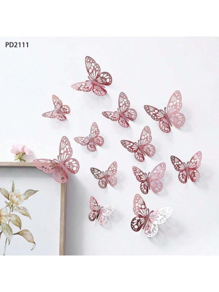 149pcs Butterfly Balloon Arch Kit Pink Purple Balloons For Party Decor -