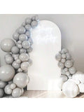 120pcs Gray Balloon Arch Kit Mixed Sizes For Wedding Shower Or Birthday
