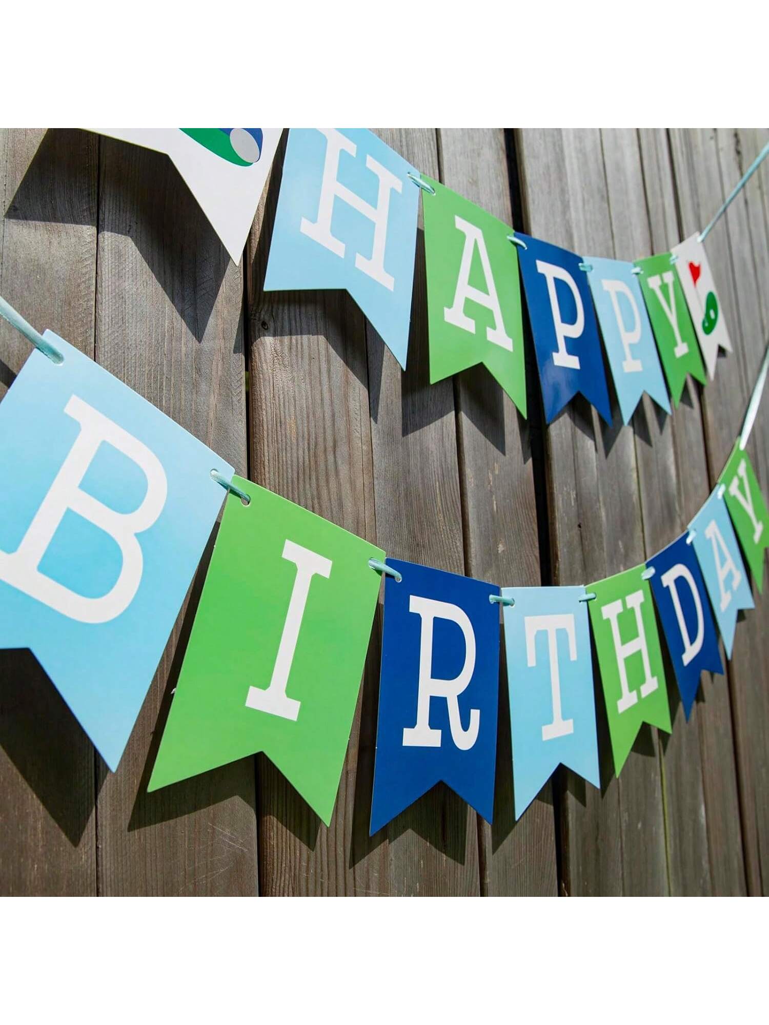 Golf Birthday Banner One Groovy Golf Theme Hanging Party Decoration Supplies