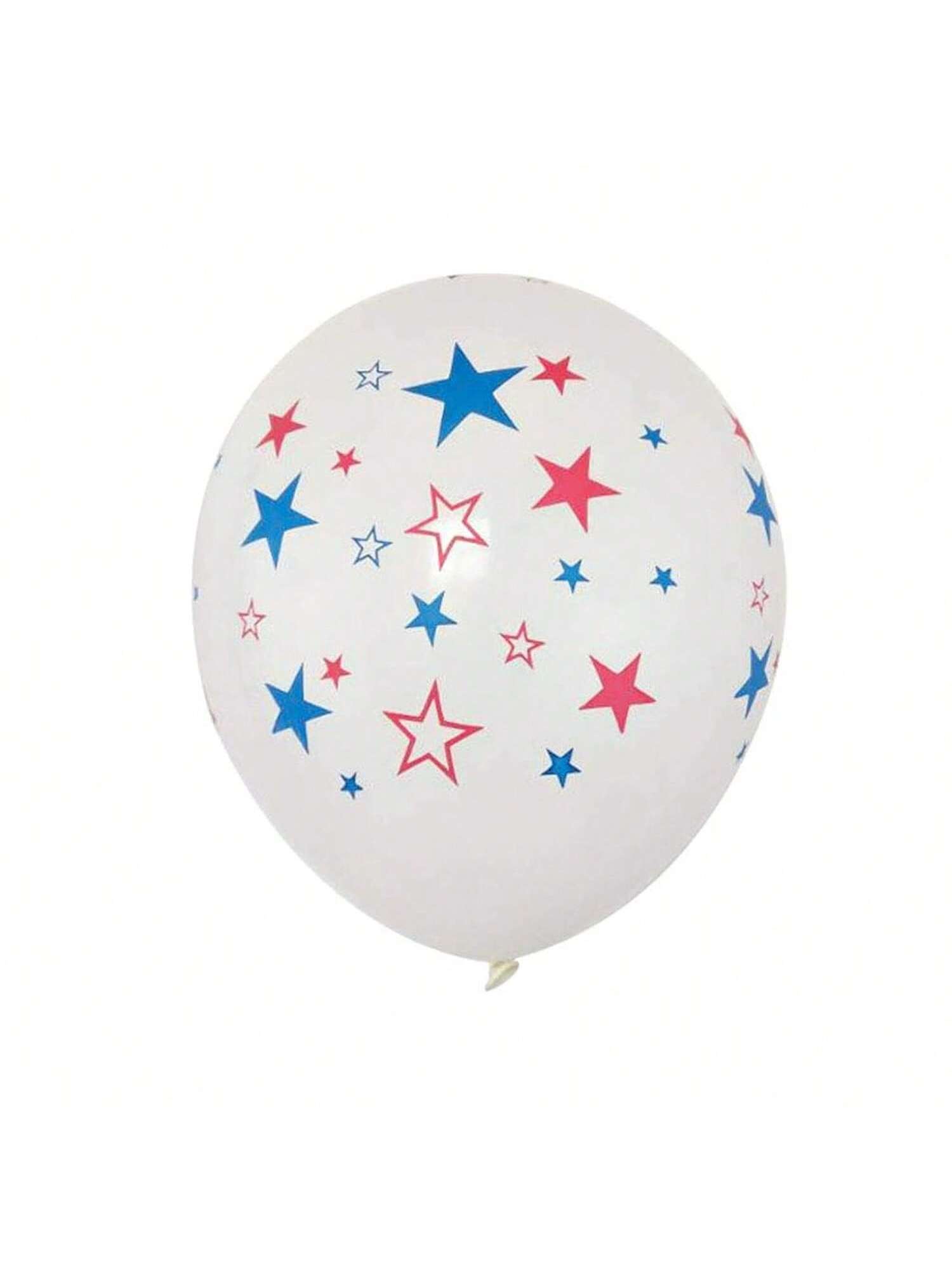 30pcs 12" Patriotic Latex Balloons For 4th Of July & Memorial Day Decorations