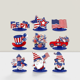 18Pc 4th of July Patriotic Table Centerpieces Red White Blue