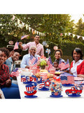 18Pc 4th of July Patriotic Table Centerpieces Red White Blue