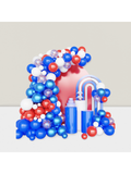 102pc Red, White & Blue Balloon Garland Arch Kit Confetti Balloons For 4th Of July