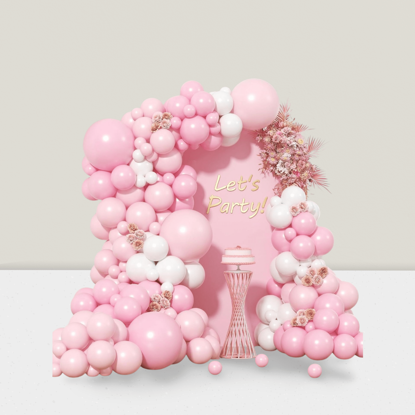 Pink Bow Balloon Garland Kit For Coquette Birthday, Shower & Bridal Party Decor