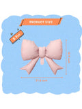 8-Pcs Pink Bow Balloons For Bow-Themed Showers & Birthday Parties