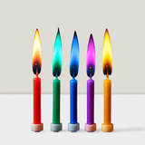 24-Pcs Colorful Birthday Cake Candles With Holders Included