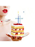 72-Pcs Birthday Candles For Cake Decorations