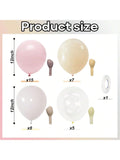 35 Pastel Pink & White Balloons For Shower, Bachelorette, Or Birthday Decor