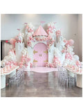 35 Pastel Pink & White Balloons For Shower, Bachelorette, Or Birthday Decor