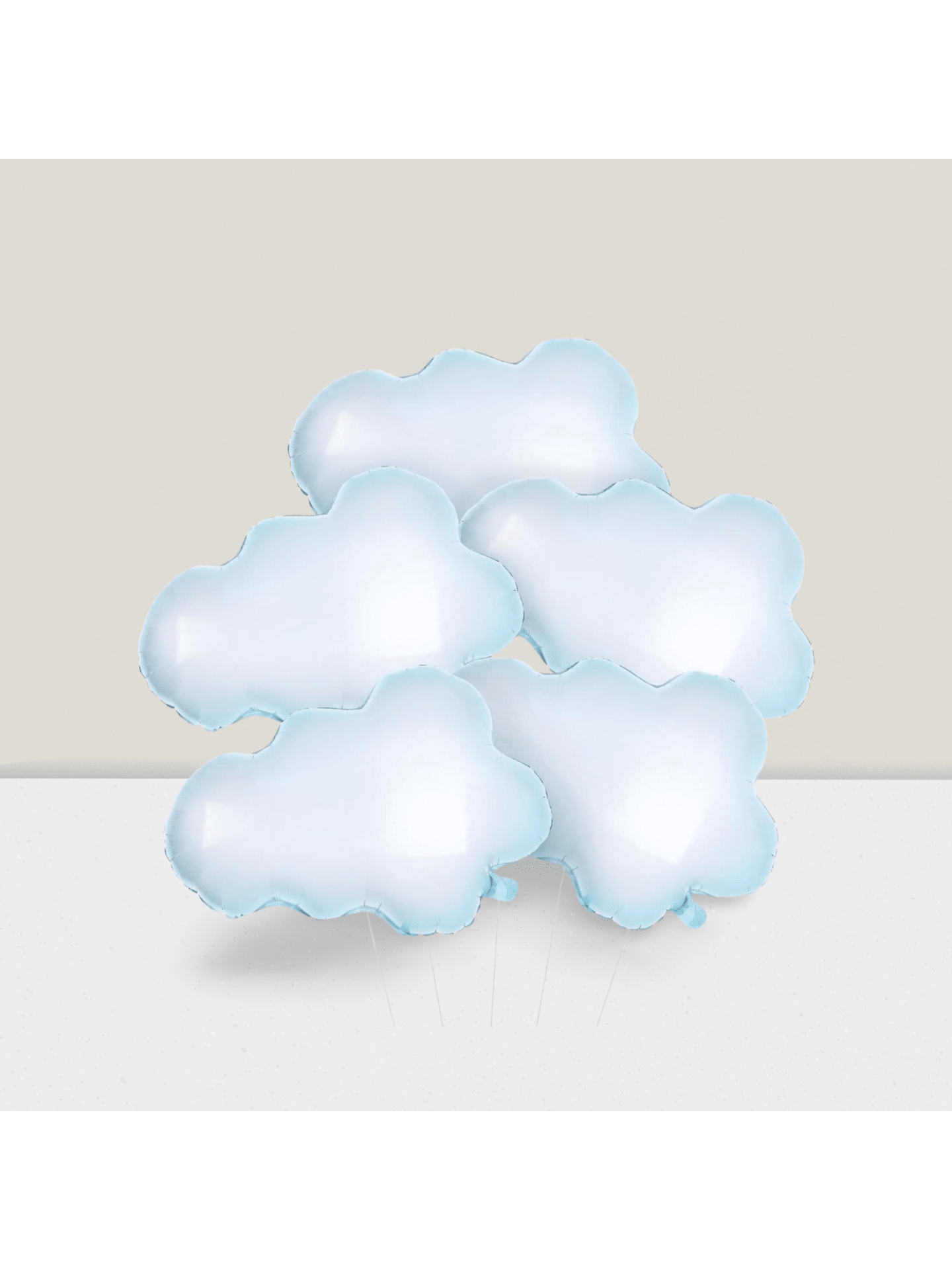 5PCS 30" Huge Cloud Balloons On Cloud 9 Bachelorette & Shower Party Decorations