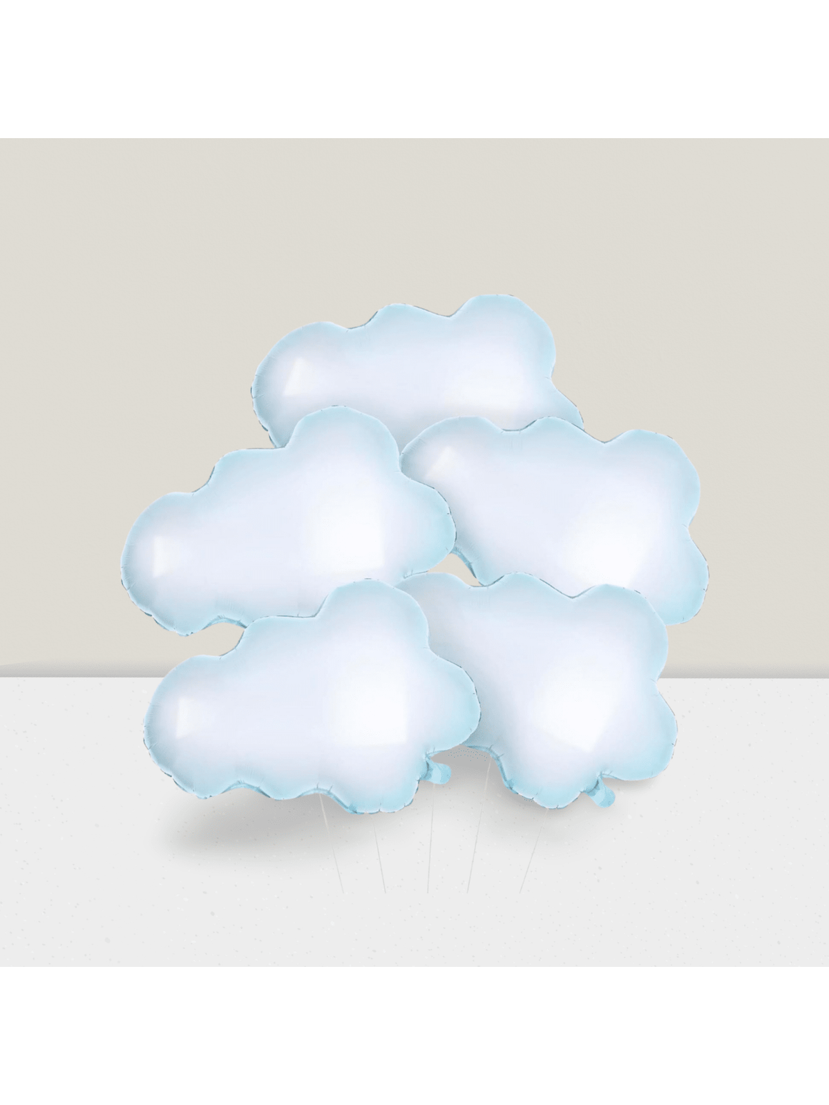 5PCS 30" Huge Cloud Balloons On Cloud 9 Bachelorette & Shower Party Decorations