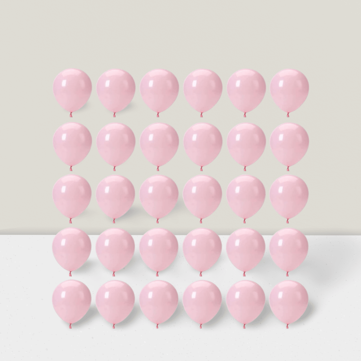 100 Pc 5 Inch Pastel Pink Balloons for Birthday Wedding and Party Decor