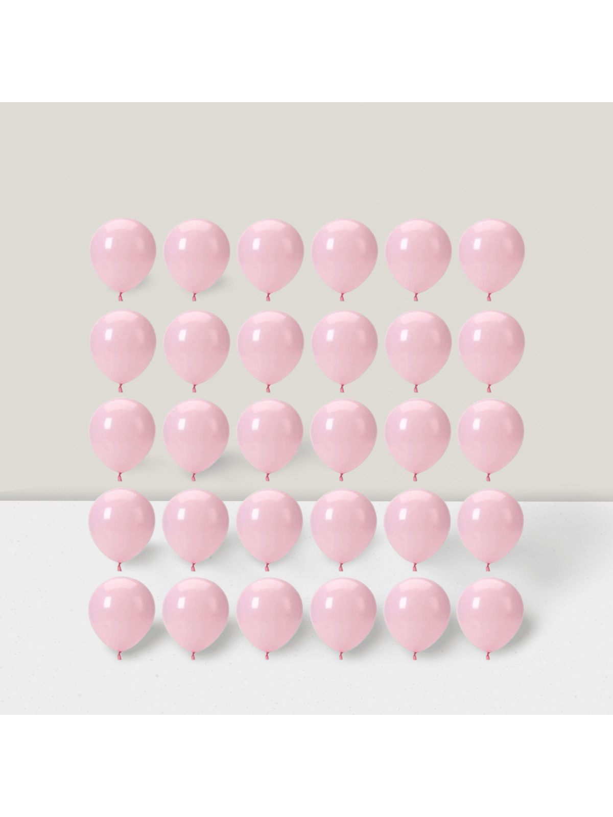 100 Pc 5 Inch Pastel Pink Balloons for Birthday Wedding and Party Decor