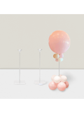 4PCS 15.75 Inch Clear Acrylic Balloon Stands Table Centerpiece Decor