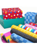 Gift Wrap Paper Set - 6 Rolls (150 Sq.Ft) - Checkered, Stripes, Dots, Floral For All Occasions For Christmas, Halloween And Thanksgiving,