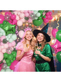 Tropical Flamingo Balloon Arch Kit with 98 Pink, Green & Foil Balloons