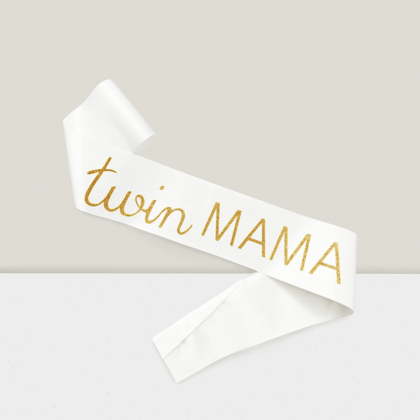 Twin Mama and Mommy of Twins Sash Set for Showers Gender Reveal and Pregnancy Decor