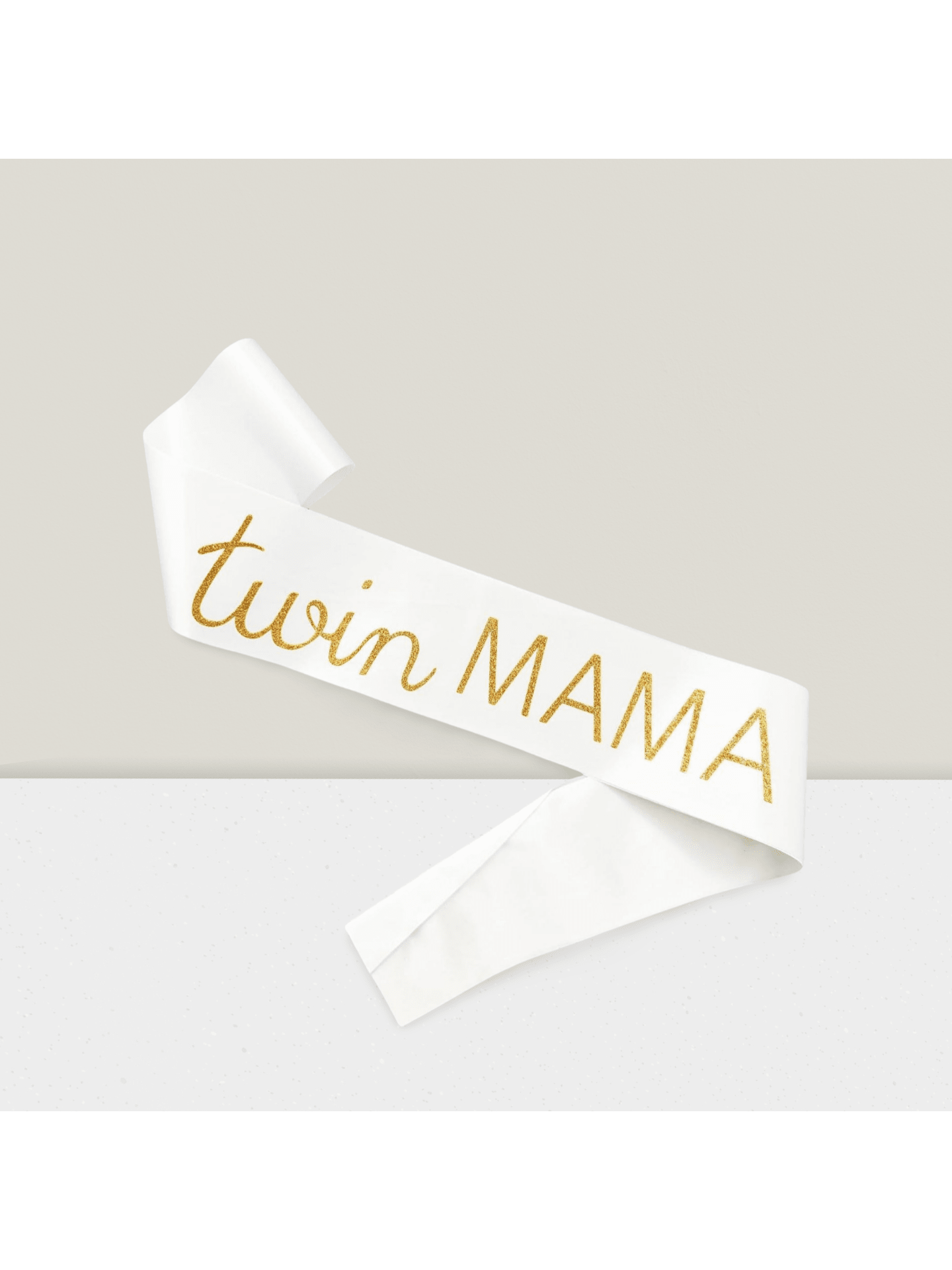 Twin Mama and Mommy of Twins Sash Set for Showers Gender Reveal and Pregnancy Decor