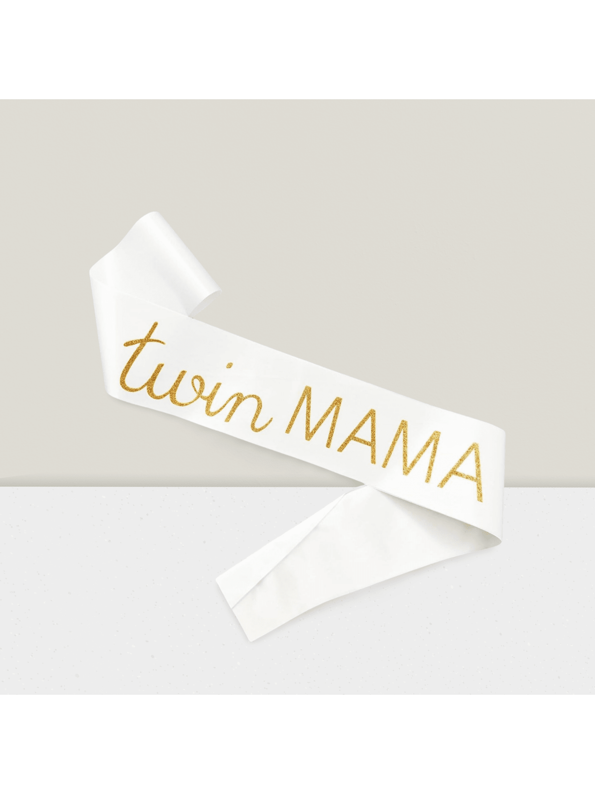 Twin Mama and Mommy of Twins Sash Set for Showers Gender Reveal and Pregnancy Decor