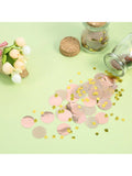 Rose Gold Round Tissue Confetti 1.76oz 2.5cm Dots for Wedding or Birthday Decor