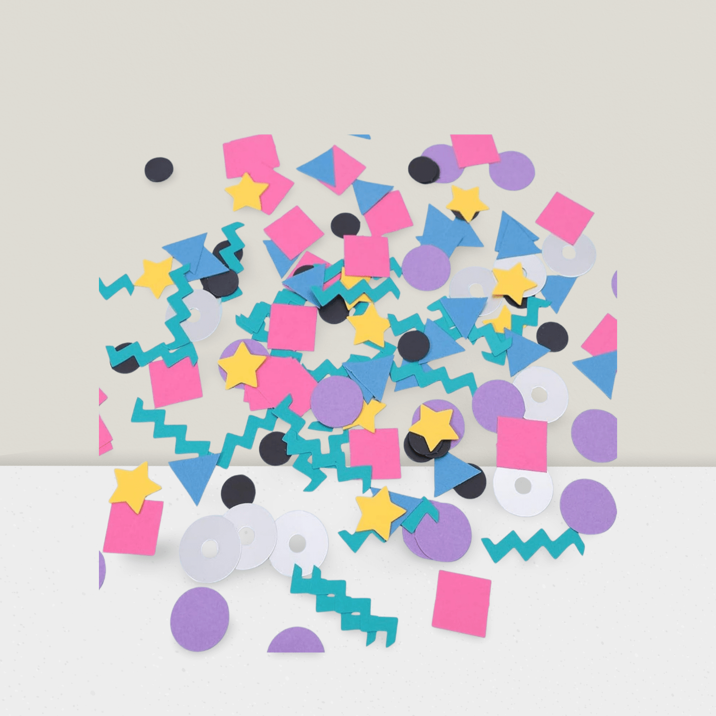 90s Party Confetti 80s and 90s Bachelorette Birthday Decorations for Theme Parties