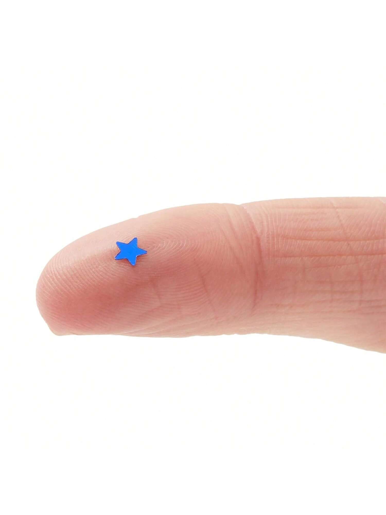 Rainbow Star Confetti Metallic Foil Glitter Stars for Birthday Wedding Crafts