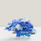 Blue & Silver Happy Birthday Confetti Table Scatter For Party Decorations