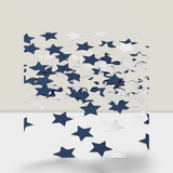 300 Pc Navy White Silver Glitter Confetti Circles for Parties Showers and Weddings