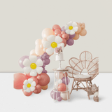 Sweet Co Daisy Balloon Garland Retro Boho Birthday Party Balloon Arch Kit 18 10 5 Inch