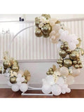100PCS White Sand 12 Inch Helium Latex Balloons for Birthday Wedding Party Decor