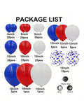 Red, White & Blue Balloon Arch Kit 164pcs Garland Graduation, Parties