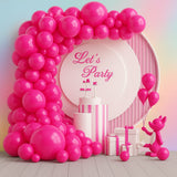 102PCS Hot Pink Balloon Arch Kit Showers, Wedding, Birthday & Anniversary Decor
