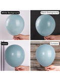 100pcs Dusty Blue Balloon Arch Kit Light Blue Aqua for Party Graduation Shower