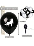 24PCS 12" Wolf Latex Balloons Wild Theme Birthday Festival Decor