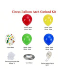 Red, Blue, Yellow, Green Balloon Garland Kit 18/12/10-Inch for Party or Carnival Decor