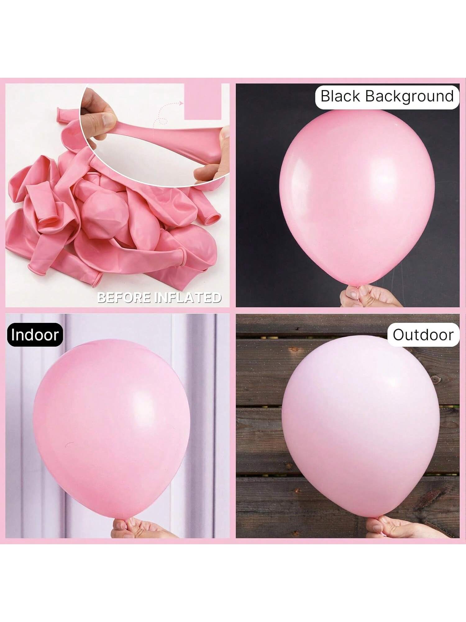 99-Piece Pastel Pink Balloon Arch Kit for Shower, Bridal, or Birthday Party