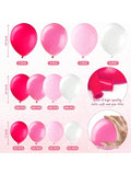 600pcs Pink & White Balloon Set for Wedding and Bridal Shower Garland