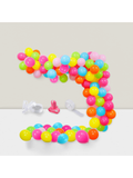 100 Pc Pool Party Balloon Garland Kit for Summer Birthday or Beach Party