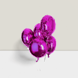 18 Inch Hot Pink Foil Balloons 25 Pc for Birthday Bachelorette and Party Favors