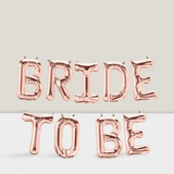 Bride to Be Rose Gold 16-Inch Balloon Banner for Bridal Shower or Bachelorette