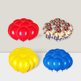 48-Piece Carnival Balloons 12-Inch for Circus or Birthday Party Decor