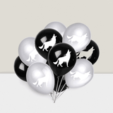 24PCS 12" Wolf Latex Balloons Wild Theme Birthday Festival Decor
