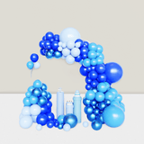 120-Piece Royal Blue Balloon Arch Kit for Shower, Birthday, Graduation, or Party