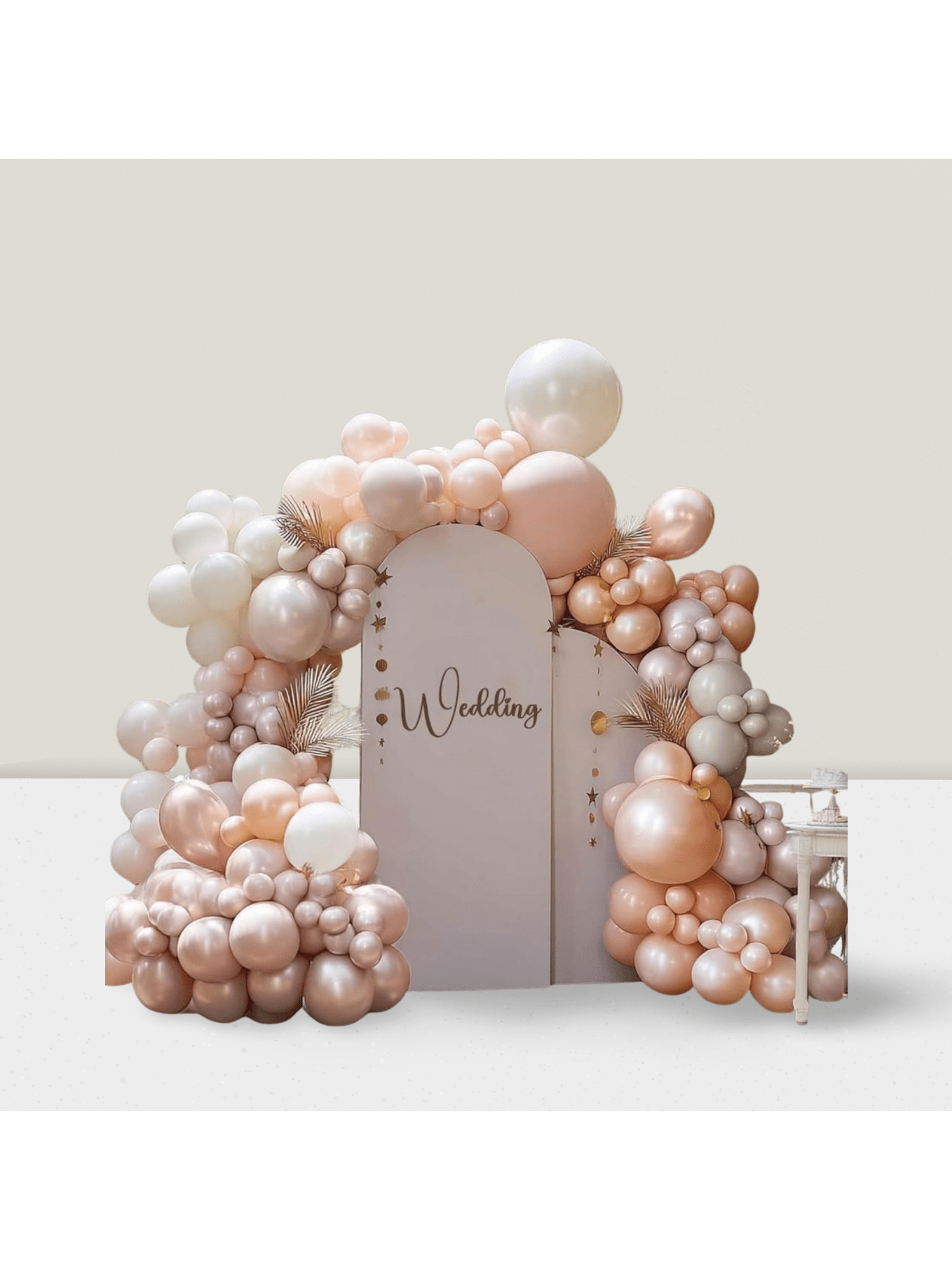 Blush Pink Balloon Garland Kit Double-Stuffed Balloons for Shower & Birthday