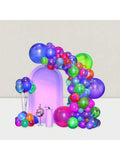 120 Pc UV Neon Glow Balloons Fluorescent Colors for Blacklight Wedding or Birthday Party