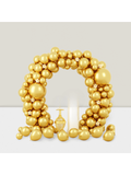 90 Pack Metallic Gold Balloons 5-18 Inch for Garland Arch and Party Decor