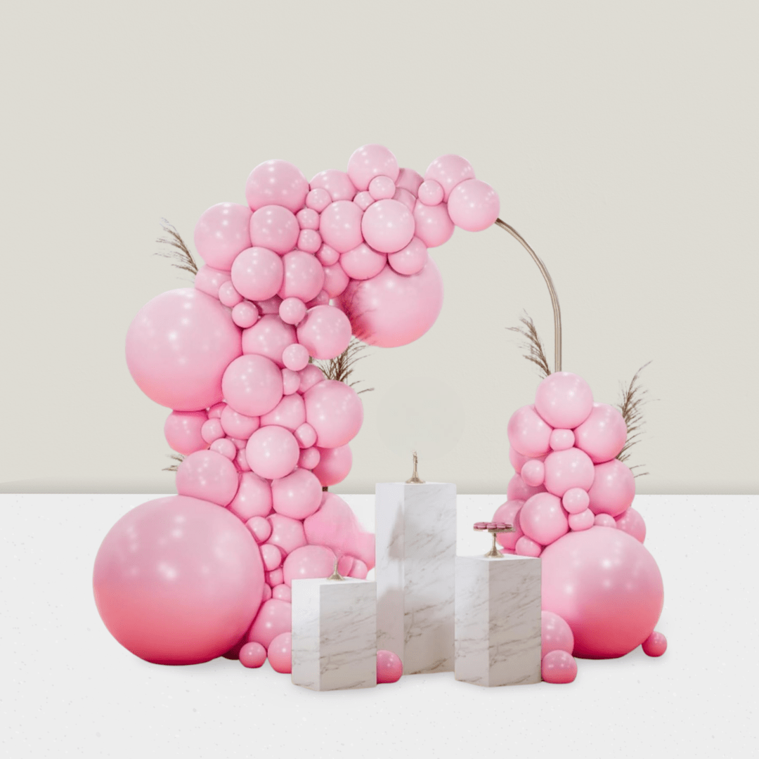 99-Piece Pastel Pink Balloon Arch Kit for Shower, Bridal, or Birthday Party