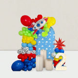 159PCS Toy-Themed Balloon Arch Kit in Red, Blue, Yellow & Green