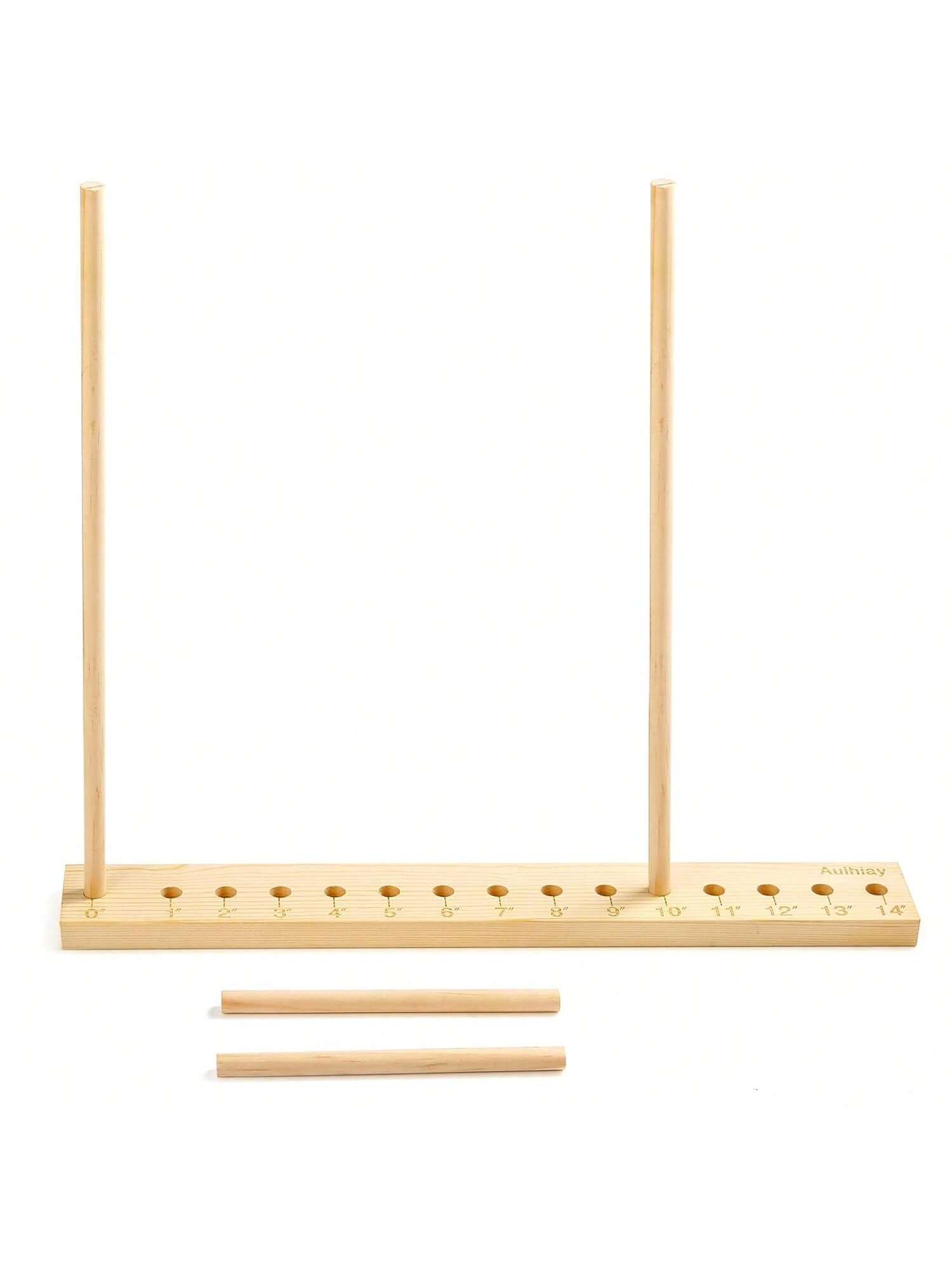 Adjustable Wood Balloon Sizer Ruler 0-14in for Party Arches & Decor