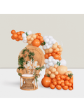 DIY Orange Balloon Arch Kit "Little Cutie Is On The Way" Showers & Birthday Party Decor